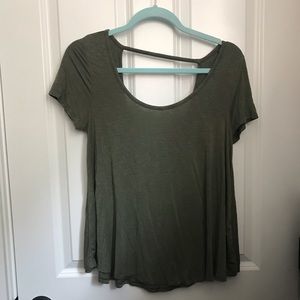 NWOT American Eagle Soft & Sexy Open Back Tee
